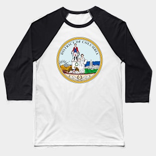 Washington DC Seal Decal Baseball T-Shirt